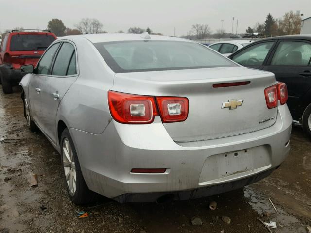 1G11H5SA2DF297106 - 2013 CHEVROLET MALIBU LTZ 银色 照片 3