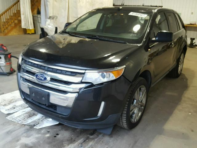 2FMDK3KC4BBA11519 - 2011 FORD EDGE LIMIT BLACK photo 2