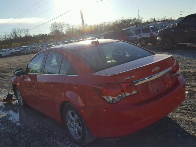 1G1PC5SB0F7115367 - 2015 CHEVROLET CRUZE LT RED photo 3