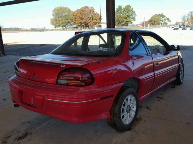 1G2NE12M8VC726535 - 1997 PONTIAC GRAND AM S RED photo 4