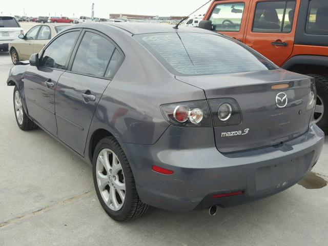 JM1BK32F491234297 - 2009 MAZDA 3 I GRAY photo 3