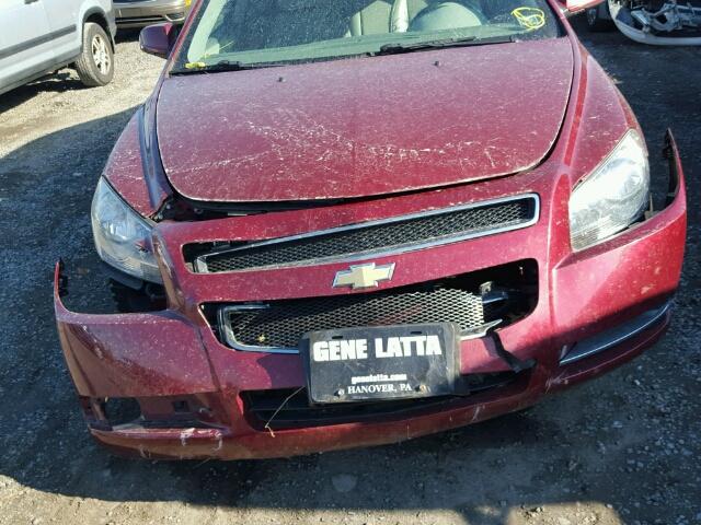 1G1ZJ57B08F268928 - 2008 CHEVROLET MALIBU 2LT RED photo 9