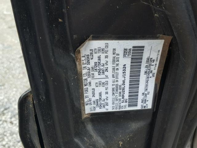 5LMPU28L0WLJ15324 - 1998 LINCOLN NAVIGATOR 黑色 照片 10