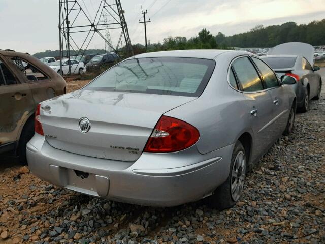 2G4WC582571223259 - 2007 BUICK LACROSSE C SILVER photo 4