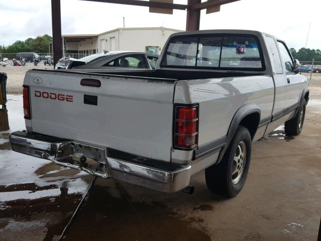 1B7GL23X5TS512422 - 1996 DODGE DAKOTA WHITE photo 4