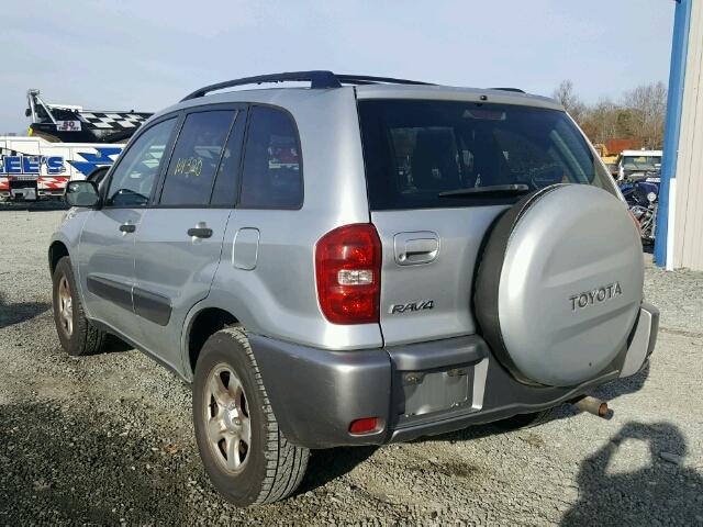 JTEGD20V050053469 - 2005 TOYOTA RAV4 SILVER photo 3