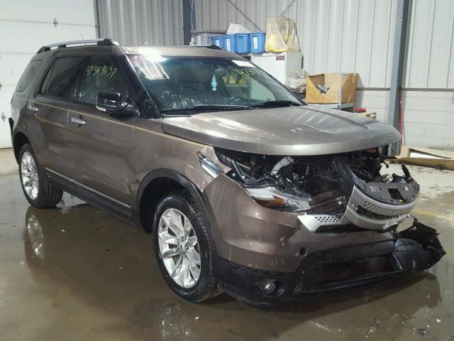 1FM5K8D86FGA92290 - 2015 FORD EXPLORER X BROWN photo 1