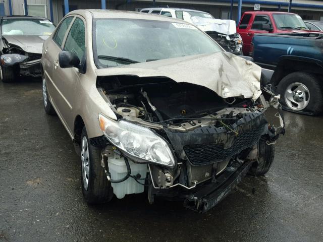 1NXBU4EE4AZ178282 - 2010 TOYOTA COROLLA BA GOLD photo 1