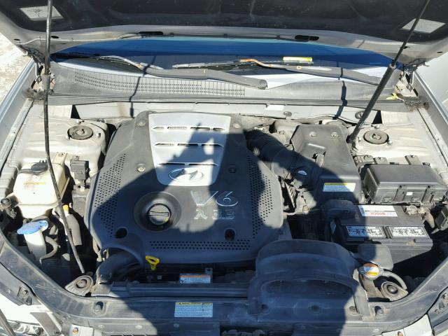 5NPEU46F96H000975 - 2006 HYUNDAI SONATA GLS SILVER photo 7