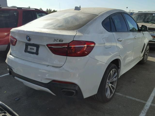 5UXKU6C50G0R34370 - 2016 BMW X6 XDRIVE5 WHITE photo 4