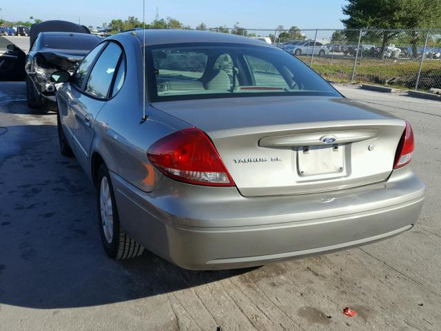 1FAFP53294A186739 - 2004 FORD TAURUS SE GRAY photo 3