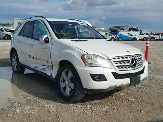 4JGBB56E09A522049 - 2009 MERCEDES-BENZ ML 350 WHITE photo 1