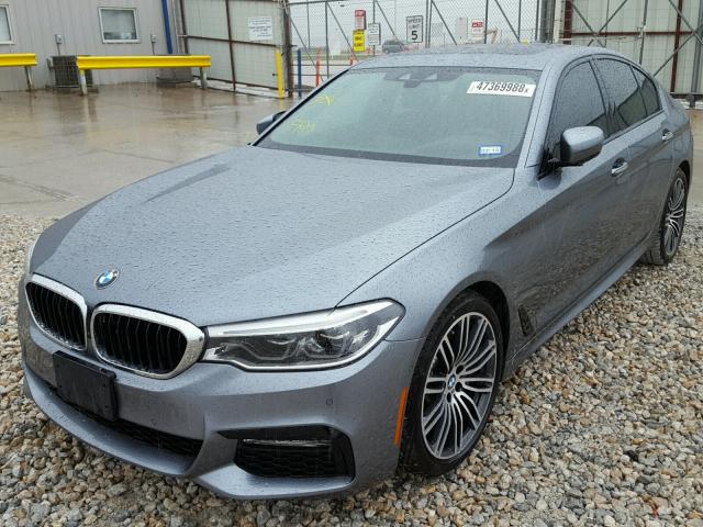 WBAJE5C37HG913556 - 2017 BMW 540 I GRAY photo 2