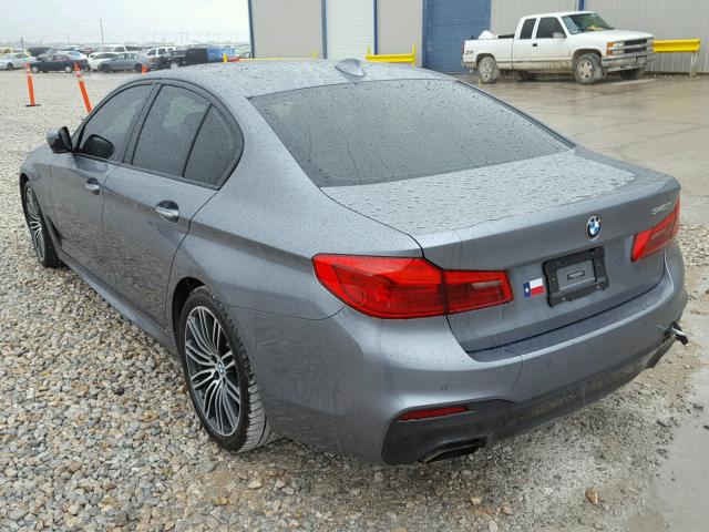 WBAJE5C37HG913556 - 2017 BMW 540 I GRAY photo 3