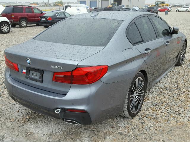 WBAJE5C37HG913556 - 2017 BMW 540 I GRAY photo 4