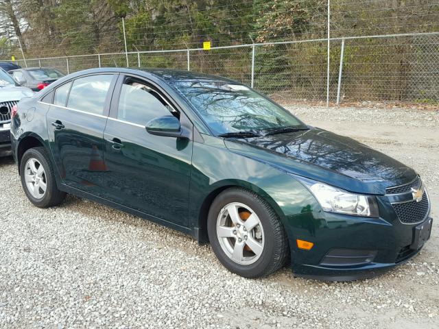 1G1PC5SB7E7475735 - 2014 CHEVROLET CRUZE LT GREEN photo 1