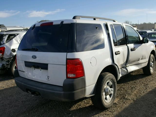 1FMDU72E34ZA99773 - 2004 FORD EXPLORER X WHITE photo 4