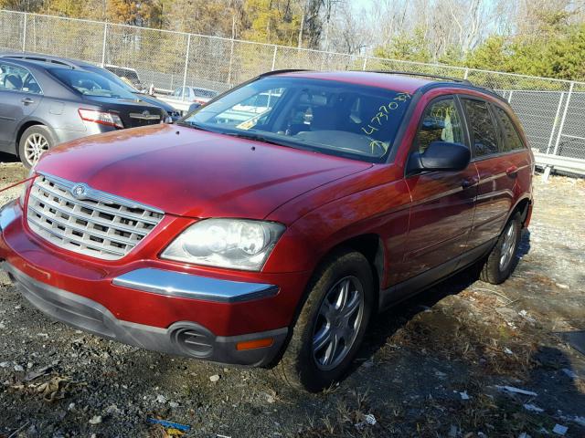 2A8GM68456R605345 - 2006 CHRYSLER PACIFICA T RED photo 2