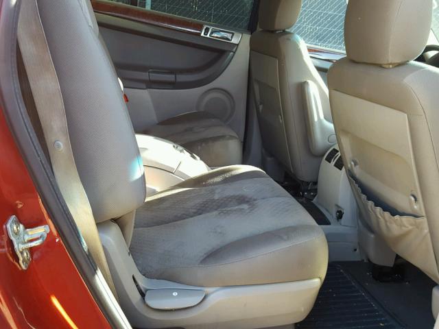 2A8GM68456R605345 - 2006 CHRYSLER PACIFICA T RED photo 6