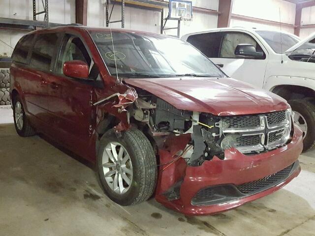 2C4RDGCG7ER153081 - 2014 DODGE GRAND CARA MAROON photo 1