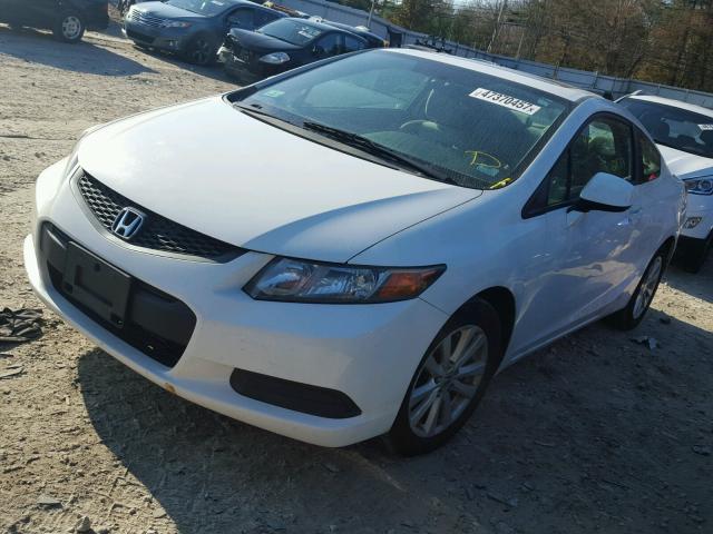 2HGFG3B84CH530628 - 2012 HONDA CIVIC EX WHITE photo 2