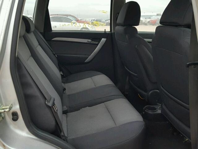 KL1TD6DE4BB189776 - 2011 CHEVROLET AVEO LS SILVER photo 6