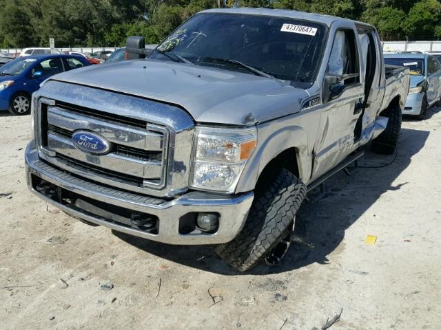 1FT7W2B64CEA12475 - 2012 FORD F250 SUPER SILVER photo 2