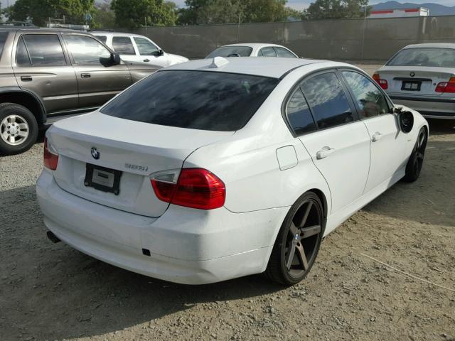 WBAVC53597FZ70399 - 2007 BMW 328 I SULE WHITE photo 4