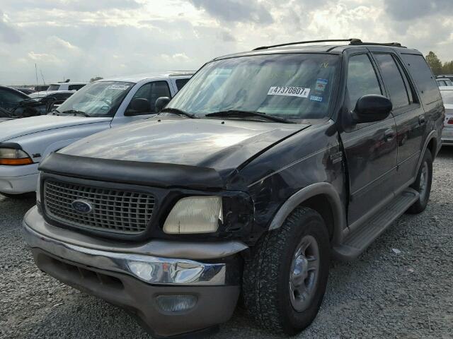 1FMRU17W81LB45133 - 2001 FORD EXPEDITION BLACK photo 2