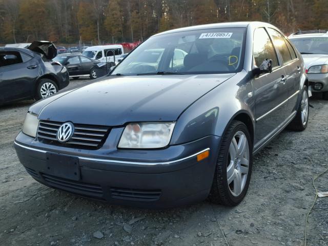 3VWSE69M74M004405 - 2004 VOLKSWAGEN JETTA GLS GRAY photo 2