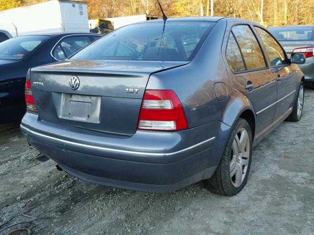 3VWSE69M74M004405 - 2004 VOLKSWAGEN JETTA GLS GRAY photo 4