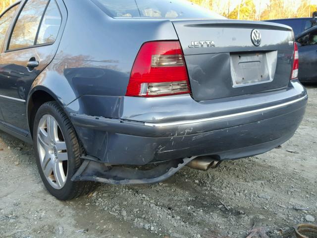 3VWSE69M74M004405 - 2004 VOLKSWAGEN JETTA GLS GRAY photo 9