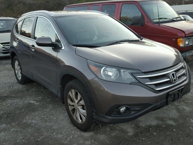 5J6RM4H72CL018498 - 2012 HONDA CR-V EXL GRAY photo 1