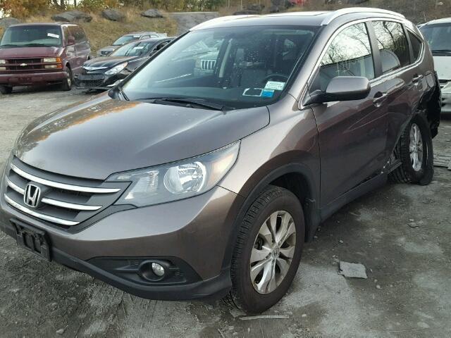 5J6RM4H72CL018498 - 2012 HONDA CR-V EXL GRAY photo 2