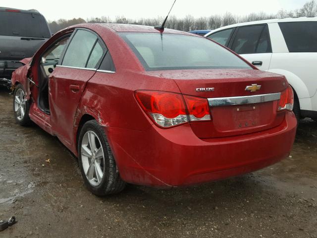 1G1PE5SB6E7392890 - 2014 CHEVROLET CRUZE LT RED photo 3