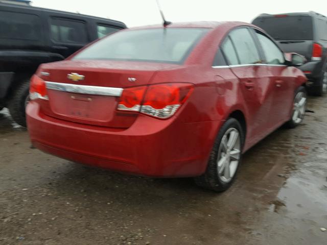 1G1PE5SB6E7392890 - 2014 CHEVROLET CRUZE LT RED photo 4