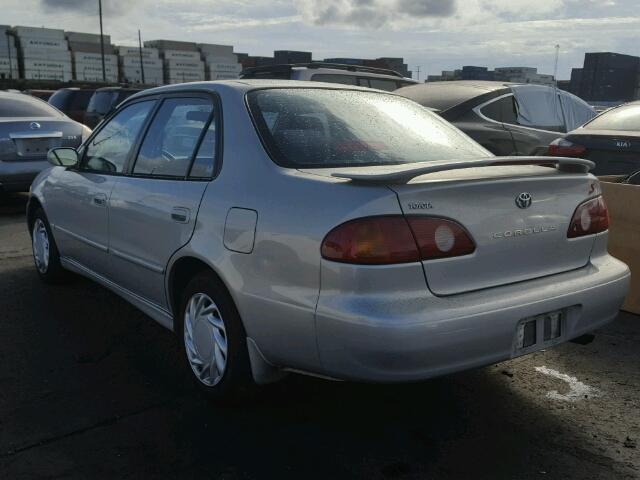 1NXBR12E71Z518416 - 2001 TOYOTA COROLLA CE SILVER photo 3