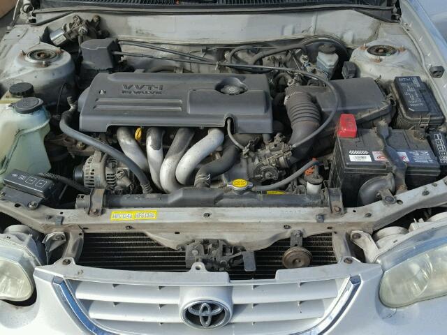 1NXBR12E71Z518416 - 2001 TOYOTA COROLLA CE SILVER photo 7