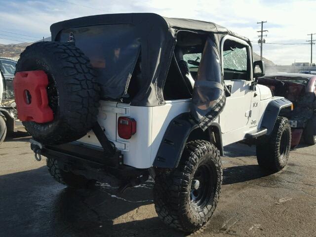 1J4FA39S53P332485 - 2003 JEEP WRANGLER C WHITE photo 4