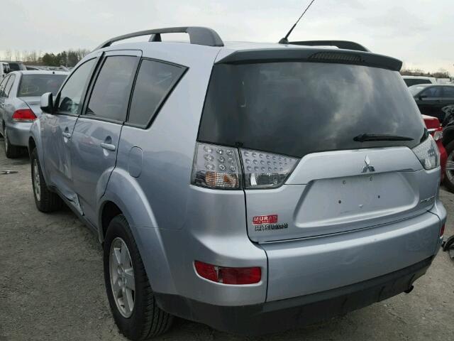 JA4LT21W68Z603121 - 2008 MITSUBISHI OUTLANDER SILVER photo 3