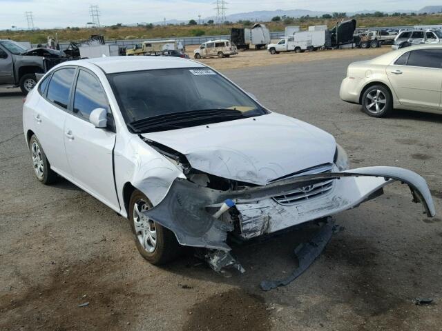 KMHDU4AD6AU851465 - 2010 HYUNDAI ELANTRA BL WHITE photo 1