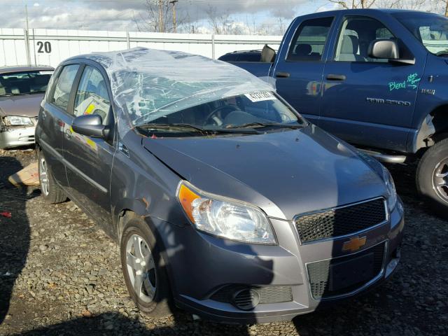 KL1TD6DE9AB133041 - 2010 CHEVROLET AVEO LS SILVER photo 1