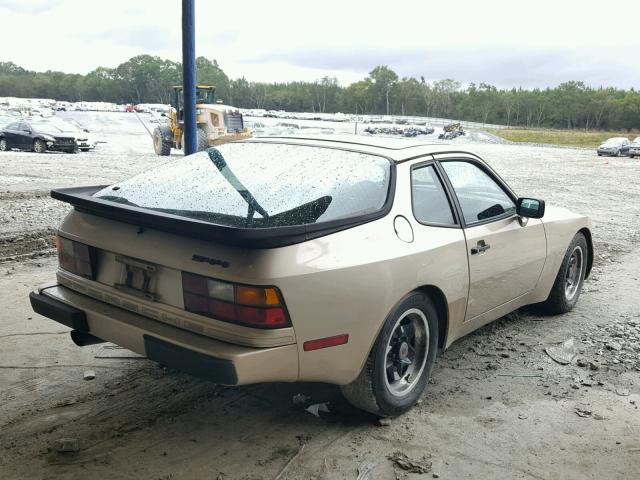 WP0AA0948FN472921 - 1985 PORSCHE 944 GOLD photo 4