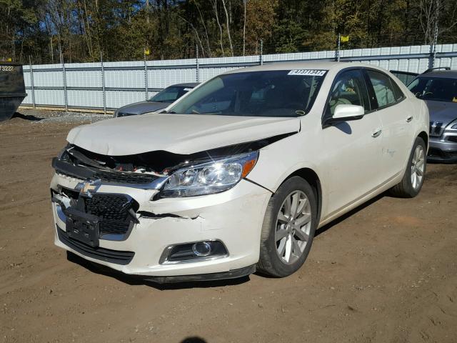 1G11H5SLXEF170350 - 2014 CHEVROLET MALIBU LTZ WHITE photo 2