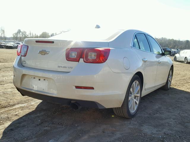 1G11H5SLXEF170350 - 2014 CHEVROLET MALIBU LTZ WHITE photo 4