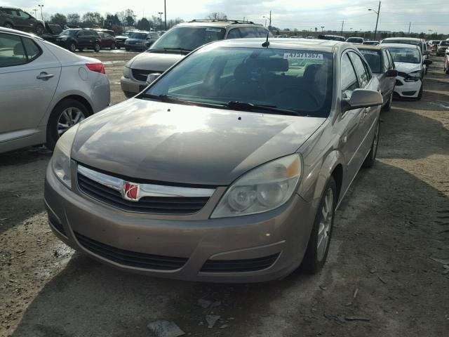 1G8ZS57N77F140953 - 2007 SATURN AURA XE BROWN photo 2