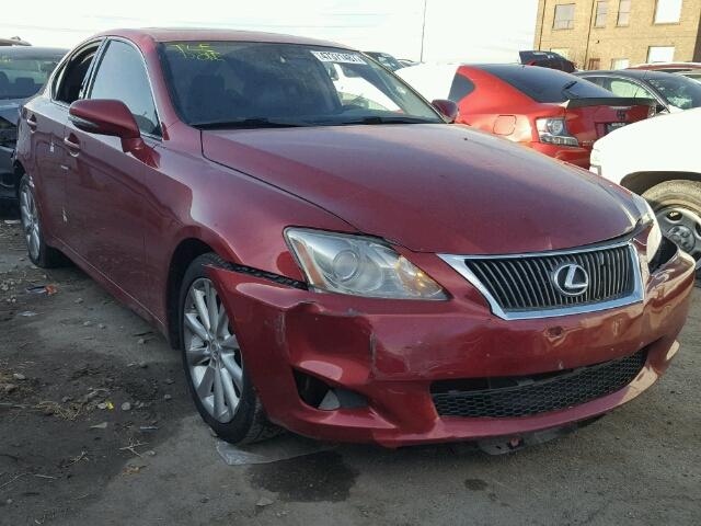 JTHCK262792028650 - 2009 LEXUS IS 250 RED photo 1