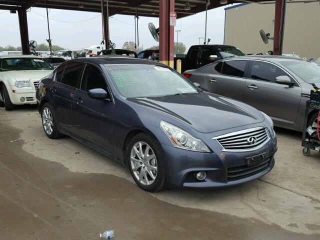 JN1CV6AP1BM300237 - 2011 INFINITI G37 BASE BLUE photo 1