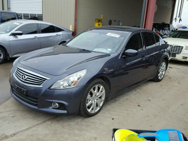 JN1CV6AP1BM300237 - 2011 INFINITI G37 BASE BLUE photo 2