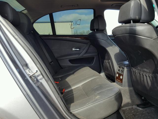 WBANV93598CZ69855 - 2008 BMW 535 XI SILVER photo 6